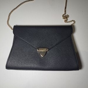GUESS Black Chain Clutch